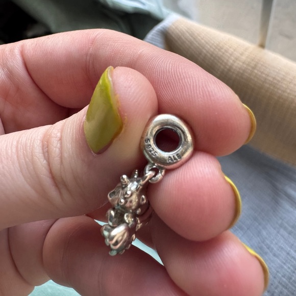 Silver Dragon Charm Pendant - Picture 3 of 3